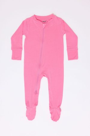 Pink Robin - CloudBlend? Footed Pajamas